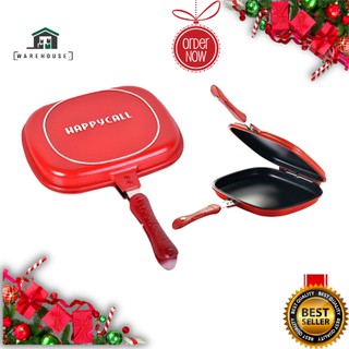 The Warehouse Authentic Double Sided Happy Call Non-Stick Multipurpose Grill Frying Pan Equal Heat (1)