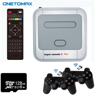 4K HD Super Game Console X Pro 50+ Emulator Amlogic S905X WiFi 50000+ Games Retro Mini TV Box Video