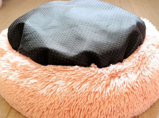 【House】Dog Cat Pet Bed Pet Dog Cat Calming Pet Bed Warm Soft Plush Round Cozy Nest Comfortable Sleeo (5)