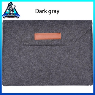 [INStock] Soft Sleeve Wool Felt Laptop Bag For Macbook Notebook Laptop PC Case Cover