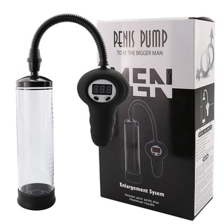ZkjP Battery Penis Enlargement Pump LED Digital Display Automatic Penis Vacuum Pump Erection Exercis