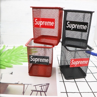 SupremePen Holder Storage Box Pen Holder Office Worker Office Supplies Simple Easy Single Square Grid