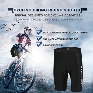 CYCLERAY [READY STOCK] Cycling Short Pant MTB Bicycle Gel Padding Sport Shorts Mountain Road Bicycle Pants CR001 (2)