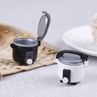 1:12 Miniature rice cooker food steamer warmer kitchen cookware dollhouse (1)
