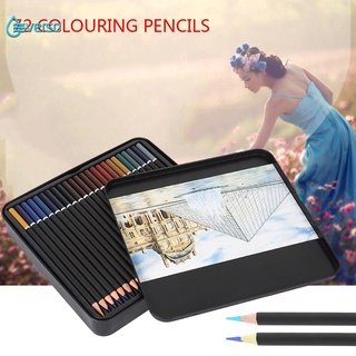 ✴❁【HOT】 72 Colouring Pencils Color High Quality Colored Pencil Drawing Color Lead Set Everso
