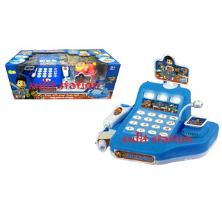 POLICE PATROL DOG CHASE SKYE BATTERY OPERATED GROCERY SUPERMARKET STORE MONEY COIN CASH REGISTER TOY
