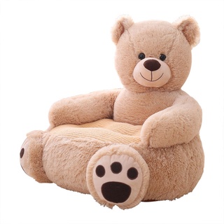 Funshally Kids Plush Cartoon Animal Chair Children Sofa Chair Plush Toys Seat Chair Baby Nest