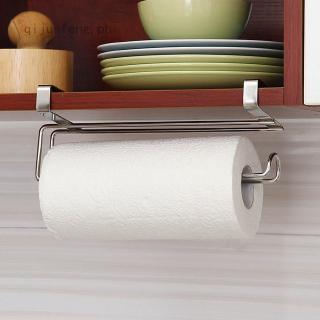 []Paper Towel Rack Toilet Roll Paper Stainless Steel Holder Bathroom Kitchen Tissue Holder Cabinet