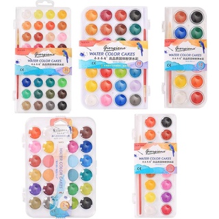 Crayons & Pastels◇✖Giorgione WaterColor Cakes Set [12/16/24/36/48 Colors]