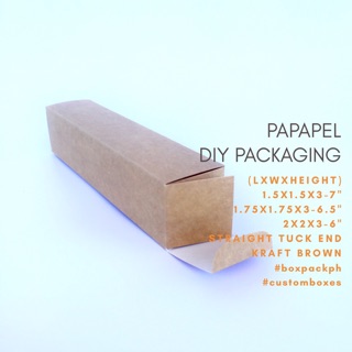 50s/100s Box Packaging Kraft for bottle perfume giveaways