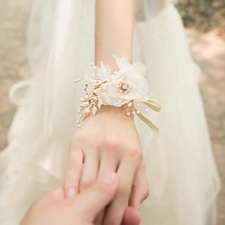 Flower Wrist Flower Bride Bridesmaid Bracelet