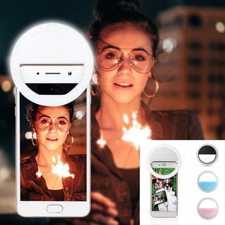 LED Adjustable Phone Camera Light Lamp Selfie Ring Light Rechargeable Clip-on Smart for Smartphone Selfie Lights wonderblingbling.ph