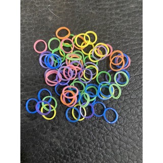 Dog Hair Bands Neon Lightweight for long hair dogs like Maltese Shih Tzu Poodle approximately 100pcs