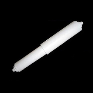 2Pcs Toilet Roll Spindle Loaded Tissue Paper Holder Stretch Roller White Plastic (3)