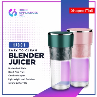 Homie Portable Blender Electric Juicer Fruit USB Rechargeable Juice Cup Blender HJC01 Fruit Mixer