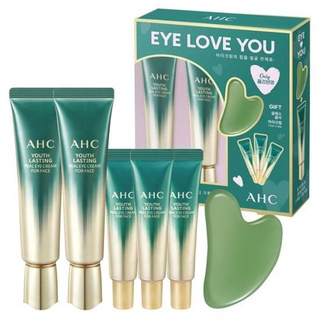 [AHC] Youth Lasting Real Eye Cream for Face 30ml x 2ea + 12ml x 3ea + Gua Sha