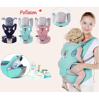 Mobesy Pollason Infant Baby Carrier Hip Seat Waist Carrier With Storage Seat Kangaro Baby Wrap Sling