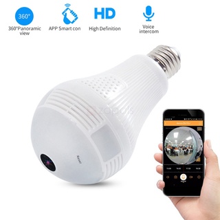 360 Degree Panoramic Bulb Light IP CameraReady stock