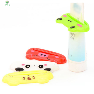 1Pc Plastic Toothpaste Tube Squeezer Easy Dispenser Rolling Holder Bathroom