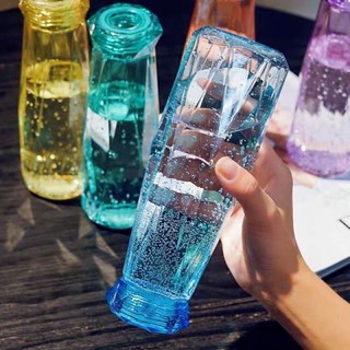 Diamond Crystal Water Bottle Creative Sport Drinking Camping Cycling Travel Plastic Water Bottle