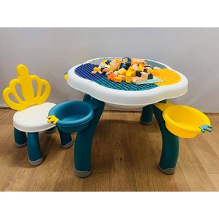 Kids 2 in 1 Study Table & Activity Table with Chair (5)