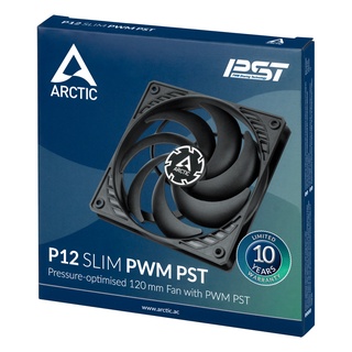 Arctic P12 SLIM PWM PST Pressure-optimised 120mm case fan great for ITX SFF Small Form Factor Builds