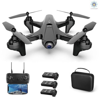 Hot Sale RC Drone with Camera Dual Camera Drone 4k RC Quadcopter WiFi FPV Drone Folding Drone Headless Mode One Key Return Drone for Adults with Portable Bag