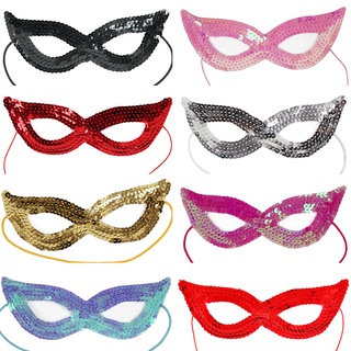 10g Masquerade Halloween Party Supplies Performance Mask Sequins Mask -