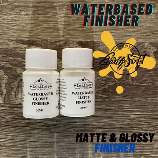 30ML TLC WATERBASED FINISHER - MATTE & GLOSSY - BY THE LEATHER COTTAGE - EARTH IS SOFT