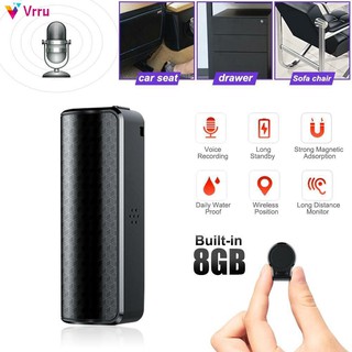 8GB JNN Q70Voice Activated Mini Clip On USB Digital Spy Voice Recorder 『V