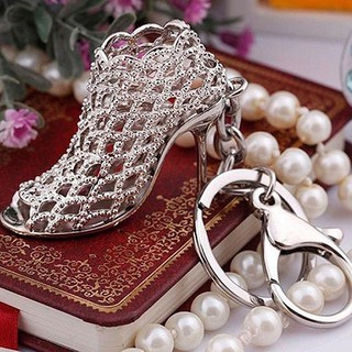 Fashion Cutout High Heel Shoe Pendant Bag Ornament Key Holder