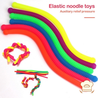 Stretchy string fidgets noodle autism/adhd/anxiety squeeze fidgets sensory toys