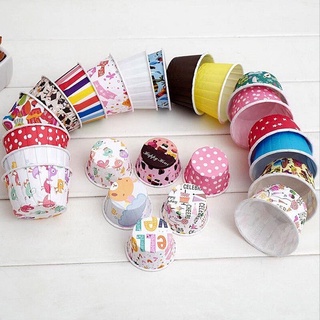 Baking Cups Cake Coated Roll Mouth Cup Baking Cake Cup Cake Paper Tray Muffin Cup Size