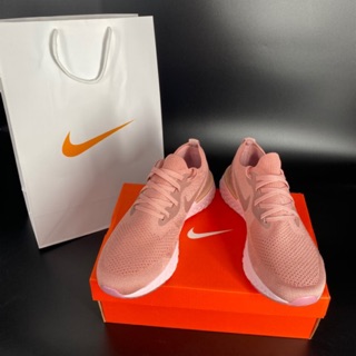 Nike Epic React Flyknit "Rust Pink" running shoes for Women with box and paperbag