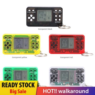 【BEST SELLER】 Walkaround Mini Console Handheld Retro Nostalgic Keychain Tetris Video Game Machine