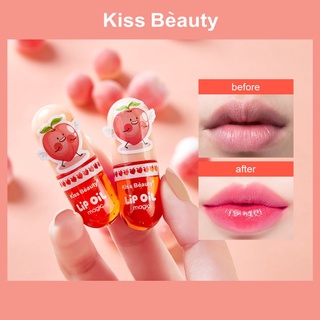 Kiss Beauty Temperature Change Capsule Lip Gloss Lip Oil Moisturizing Tinted Lipstick
