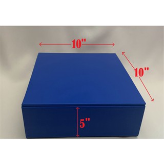 PERSONALIZED GIFT BOX 10x10x5 INCHES, SQUARE, FLIPTOP LID, STURDY, HARD, HIGH QUALITY, PU LEATHER