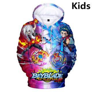 Boy 3 To 14 Years Hoodies Beyblade Burst Evolution Printed Hoodie Sweatshirt Boys Streetwear Jacket Children Clothes