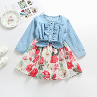 Fashion Summer Kid Flower Sleeveless Baby Girl's Dress