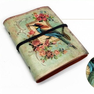 ▼❆Stationery PU Leather Notebook Creative Kraft Paper Planner Sketchbook Agenda Diary Notebooks