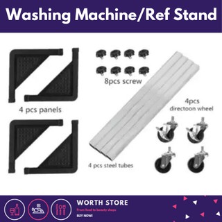 Washing Machine or Refrigerator Stand | 4 Foot Wheel Washing Machine / Refrigerator Stand with Wheel