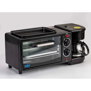 ❤️ BEST 3 in 1 Home Breakfast Machine Coffee Maker Electric Oven Toaster Grill Pan Bread Toaster ❤️
