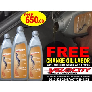 ACDELCO 5W30 FULLY SYNTHETIC ENGINE OIL