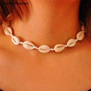 【buddyboyyan】 Stylish Beach Bohemian Sea Shell Pendant Chain Choker Necklace Women Jewelry Hot