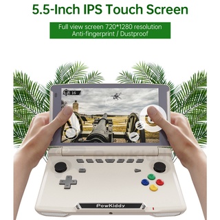 X18S Android 11 Flip Handheld Game Console T618 Chip Mobile Game Players Ram 4GB 5.5 Inch Touch IPS Screen