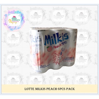 Food & Beverage✠✸Lotte Milkis Peach,Yogurt,Cherry in can 6pcs pck (250ml x 6)