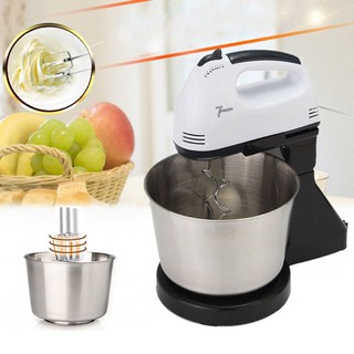 7 Speed Baking Hand Mixer With Stainless Steel Bowl (6)