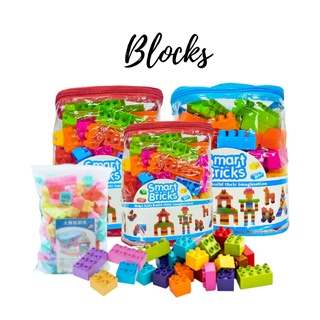 MnKC Educational BIG Blocks Colorful Building Toy Bricks Creativity for Kids and Toddler Gift