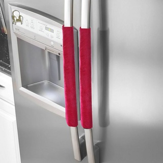 【spot goods】 ﺴ✙NU 2pcs Kitchen Appliance Handle Cover for Refrigerator Door Smudges Door Kitchen Sup
