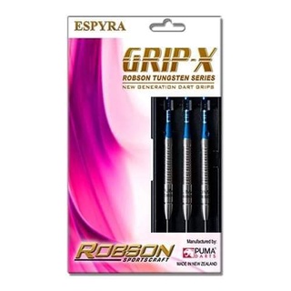 Robson X-Grip Espyra 80%Tungsten dart pins with Robson case